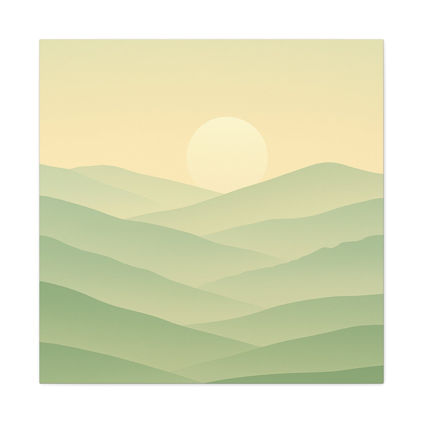 Matte Canvas, Stretched, 1.25" Sunset or Sunrise
