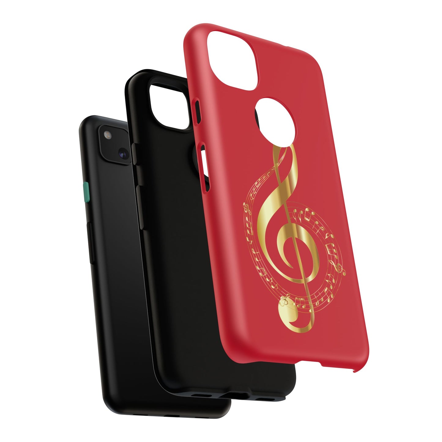 Tough Cases - Red Musical Note