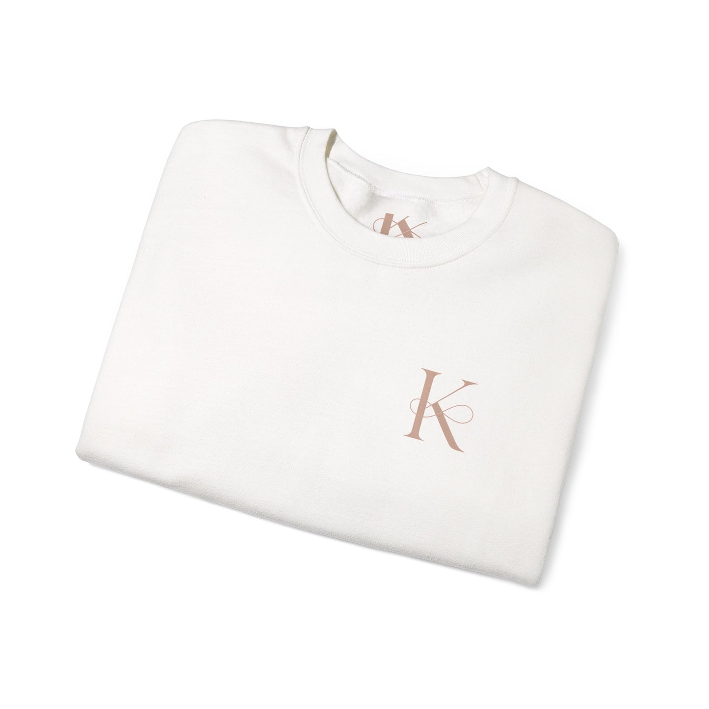 Minimalist Unisex Crewneck Sweatshirt with Initial Charm, Comfortable Lounge Wear, Gift for Him or Her, Casual Style, Everyday Essential