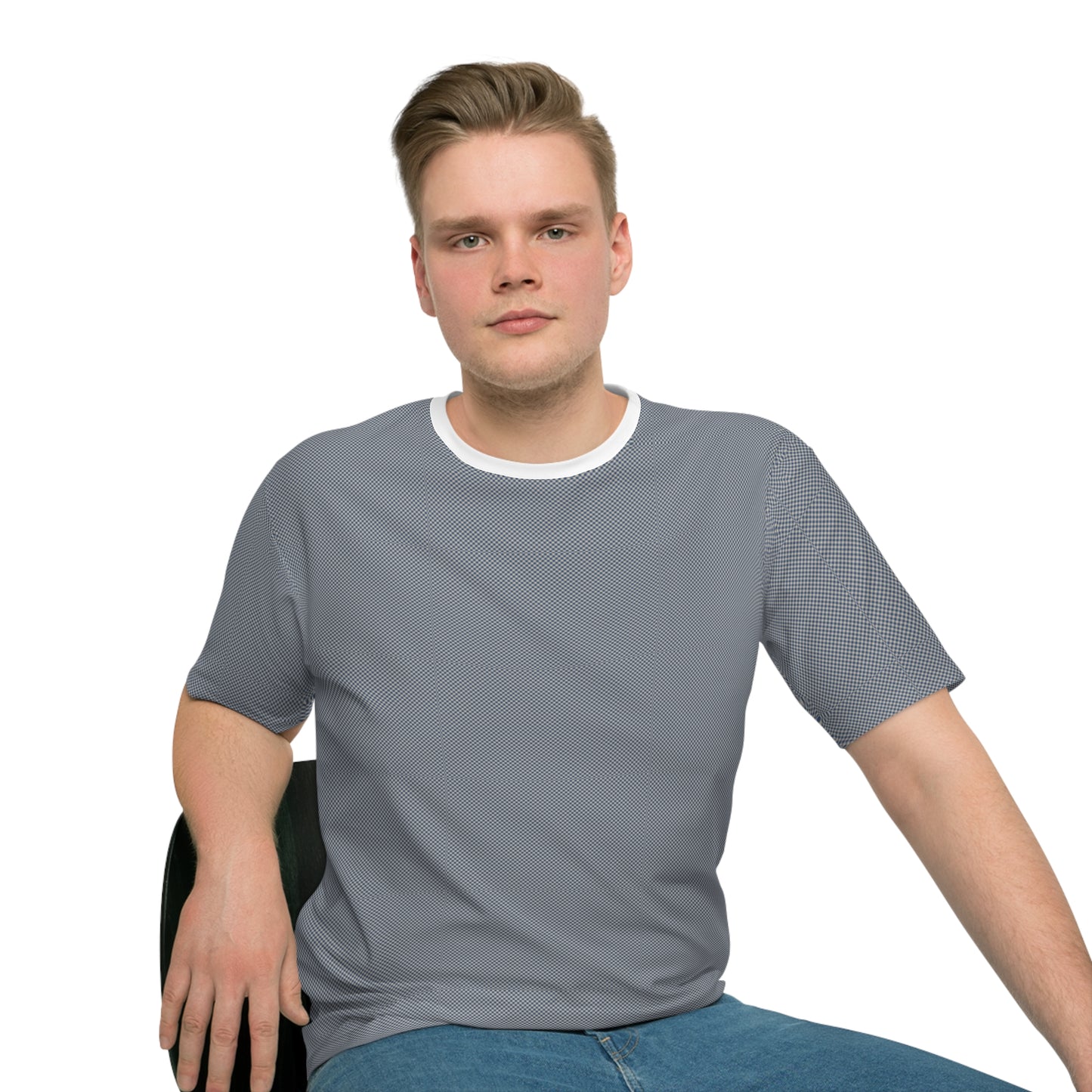 Loose Men's T‑Shirt — Relaxed Fit All‑Over Print Tee