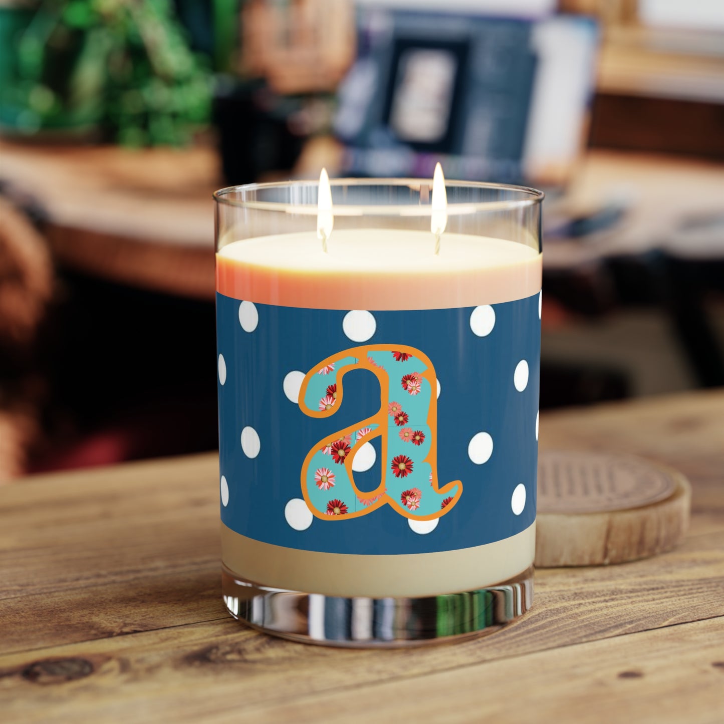Charming Floral Scented Candle | Cozy Atmosphere, Home Decor, Gifts, Self-Care, Unique Candle