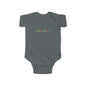 Infant Fine Jersey Bodysuit - 'Peace and Love' Baby Onesie