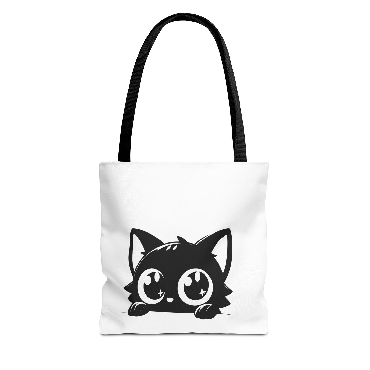Adorable Cat Face Tote Bag | Cute Kitten Shopping Bag