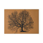 Rustic Tree Design Glass Cutting Board, Kitchen Gift, Home Decor, Personalized Wedding, Housewarming, Culinary Essential