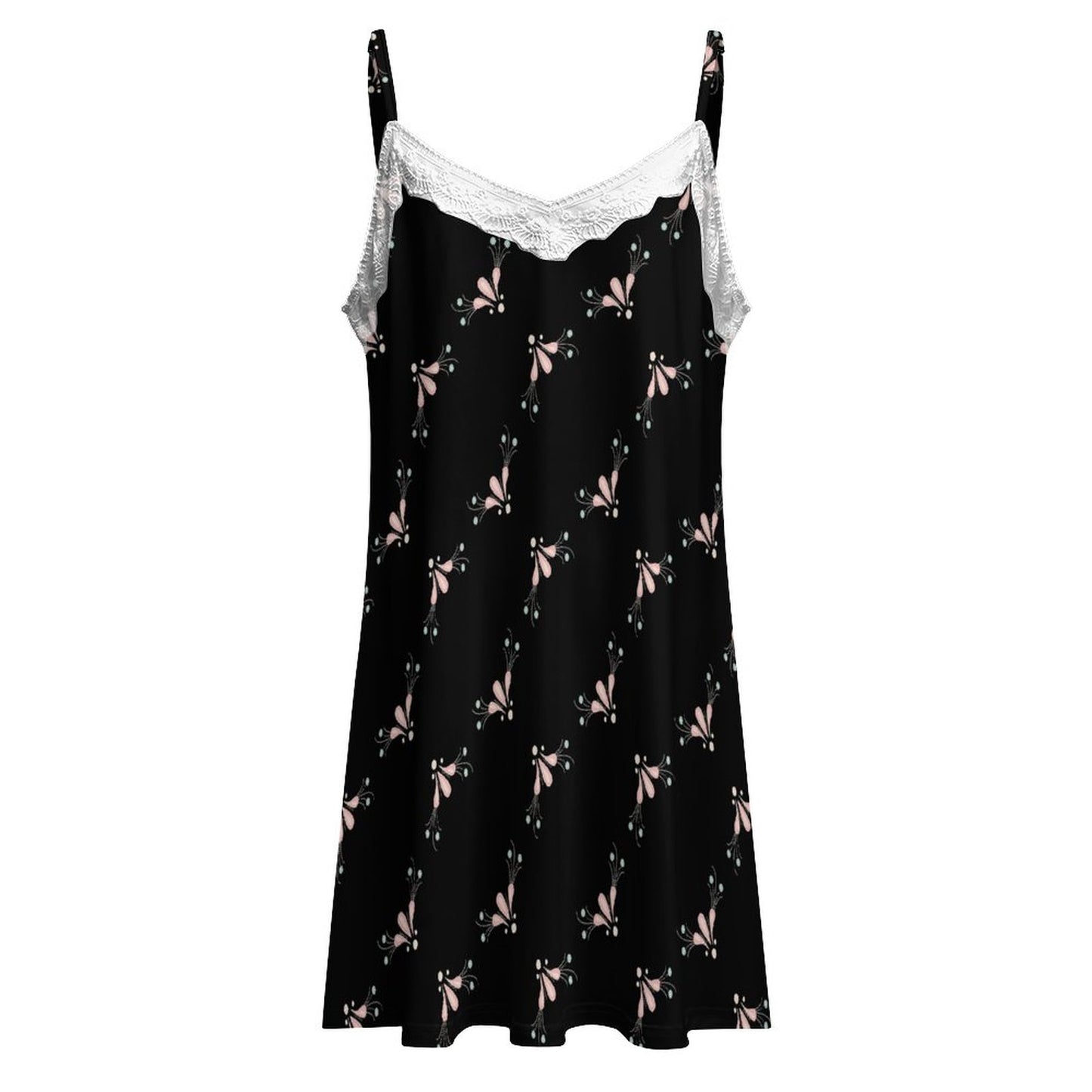 Beautiful Lace-Trimmed Camisole Nightgown