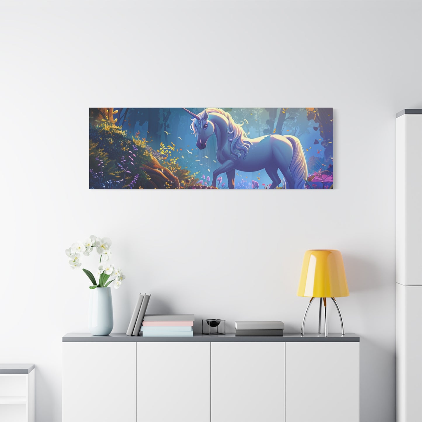 Matte Canvas, Stretched, 1.25" - Unicorn