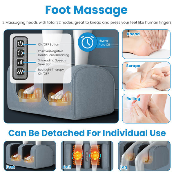Electric Massage Mattress Vibrating Heating Infrared Massager Cushion For Neck Back Foot Full Body Pain Stress Relief Body Relax
