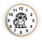 Cool Cat Design Wall Clock - Fun Decor for Animal Lovers, Tiger Clock, Unique Home Gift, Trendy Animal Wall Art, Kids Room Decor