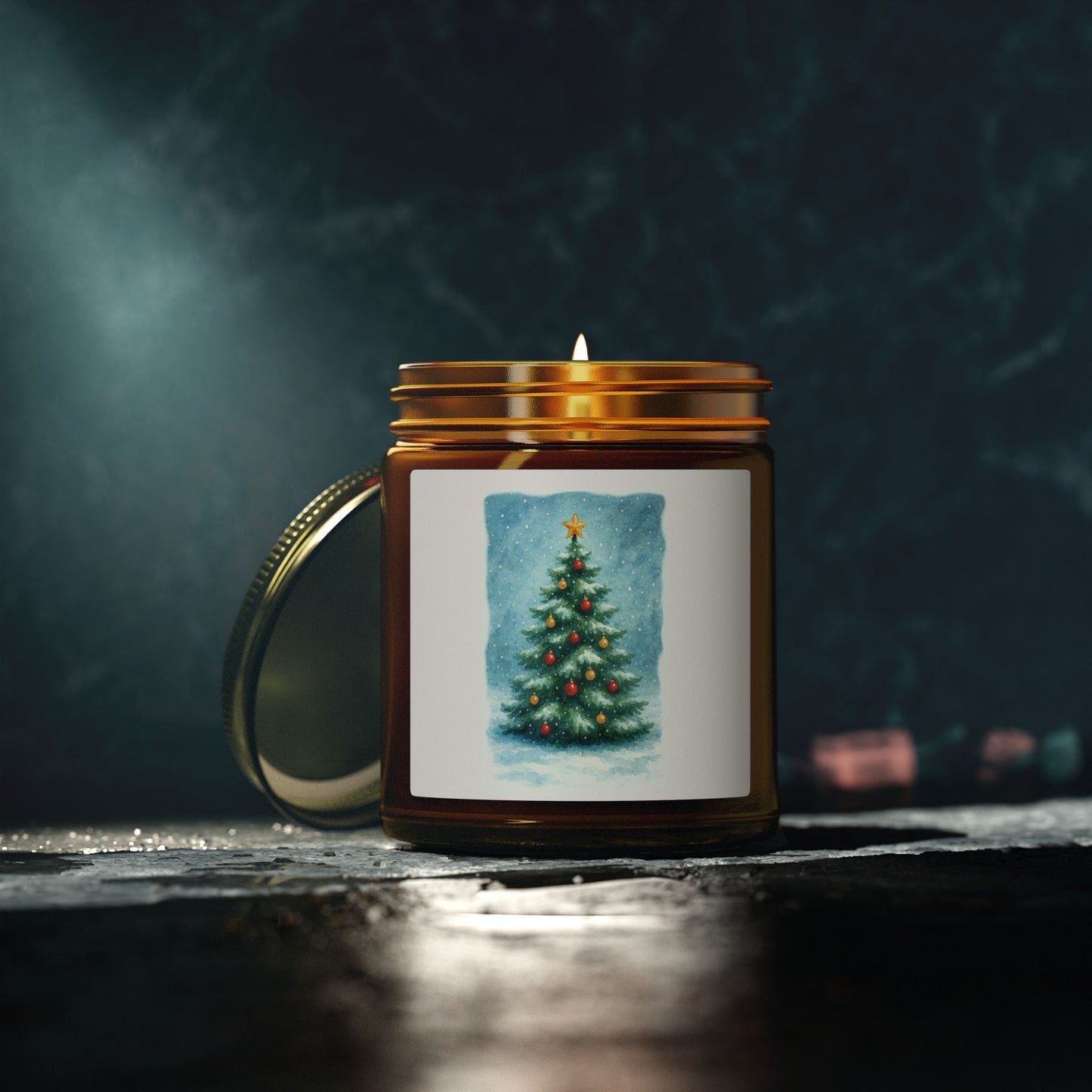 Christmas Tree Scented Candles | Cozy Holiday Decorative Candles