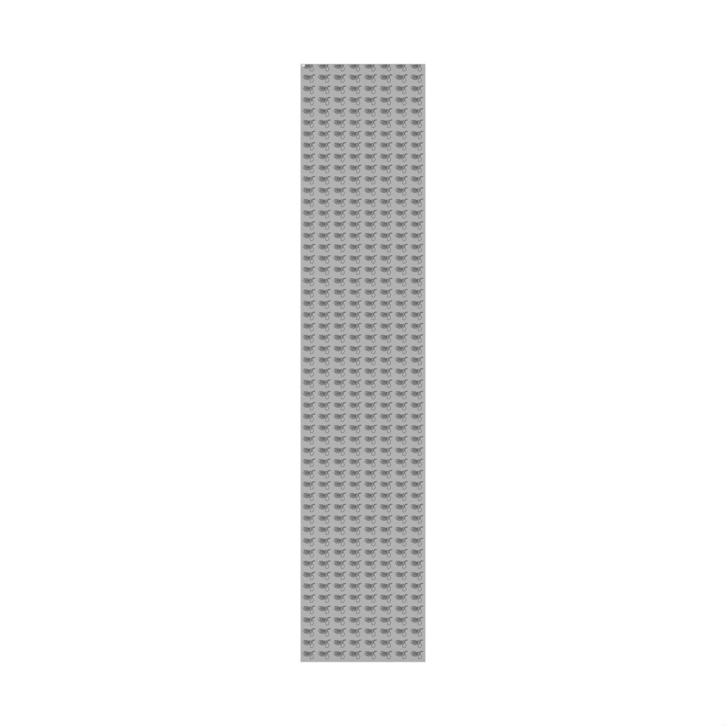 Gift Wrap Paper — 'Thank You' Patterned Wrapping Paper (Gray)