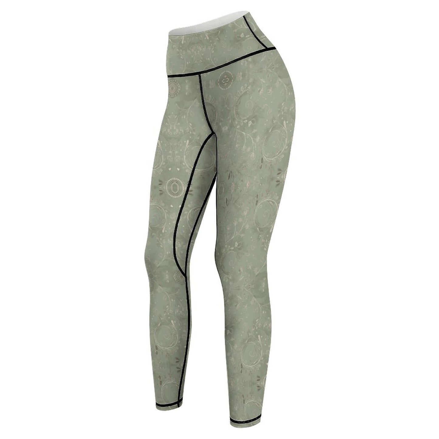 Women Workout Yoga Pants with Lines