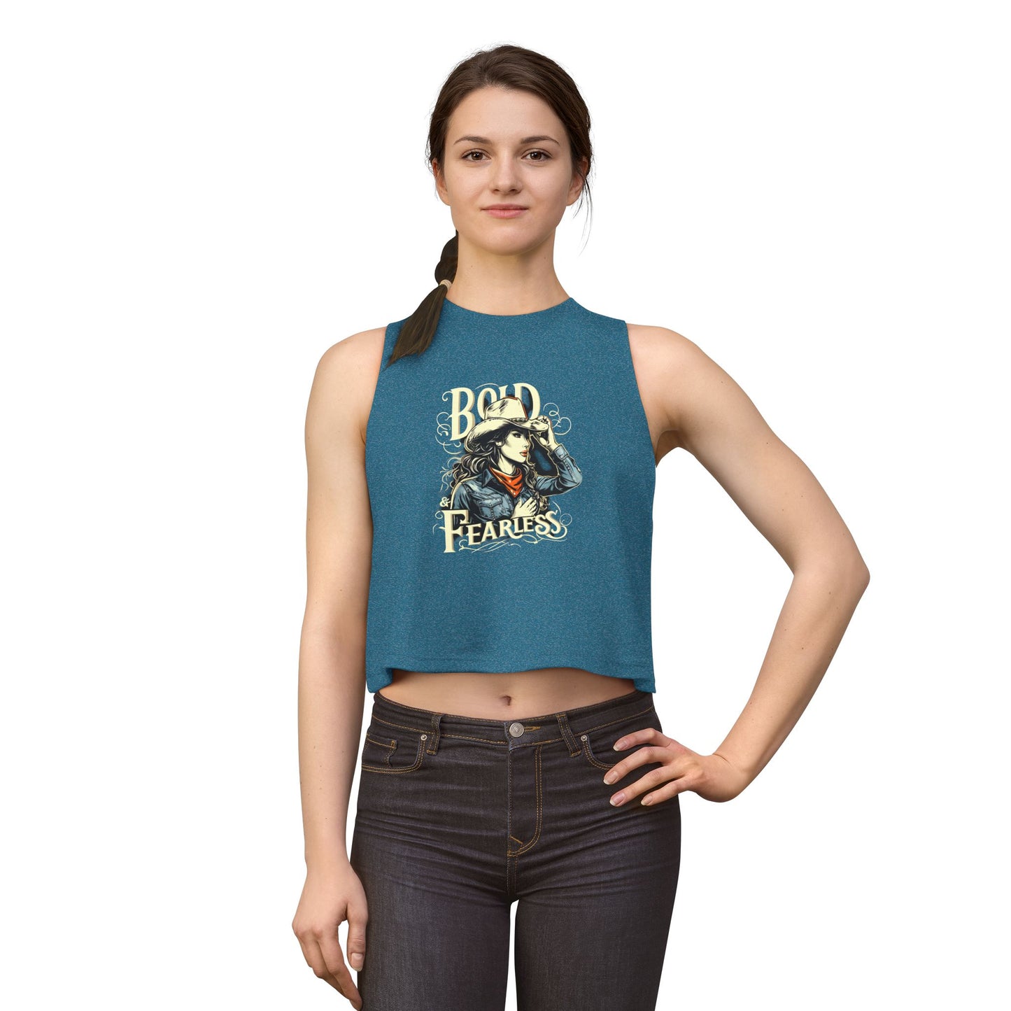 Bold & Fearless Cowgirl Crop Top