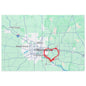 Heartwarming Minneapolis Jigsaw Puzzle with Tin, Personalized Gift, Home Decor, Family Activity, Travel Souvenir, Map Puzzle