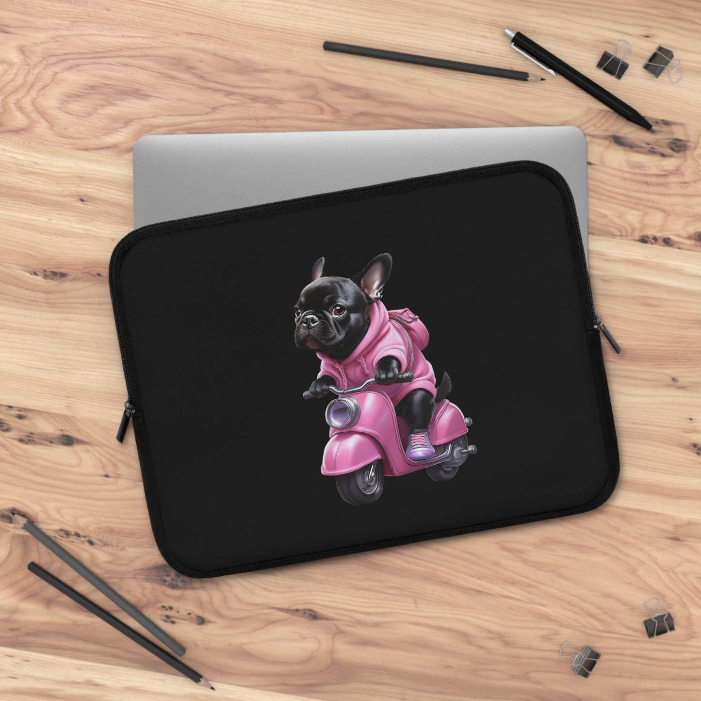 Cute French Bulldog Laptop Sleeve