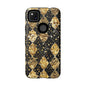 Elegant Gold & Black Phone Case for Tough Protection