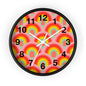 Vibrant rainbow  Wall Clock