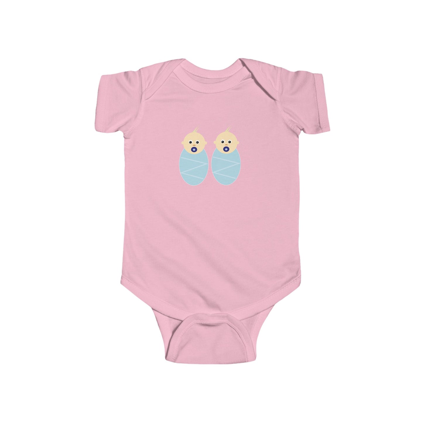 Adorable Baby Bodysuit with Cute Duck Design - Twins