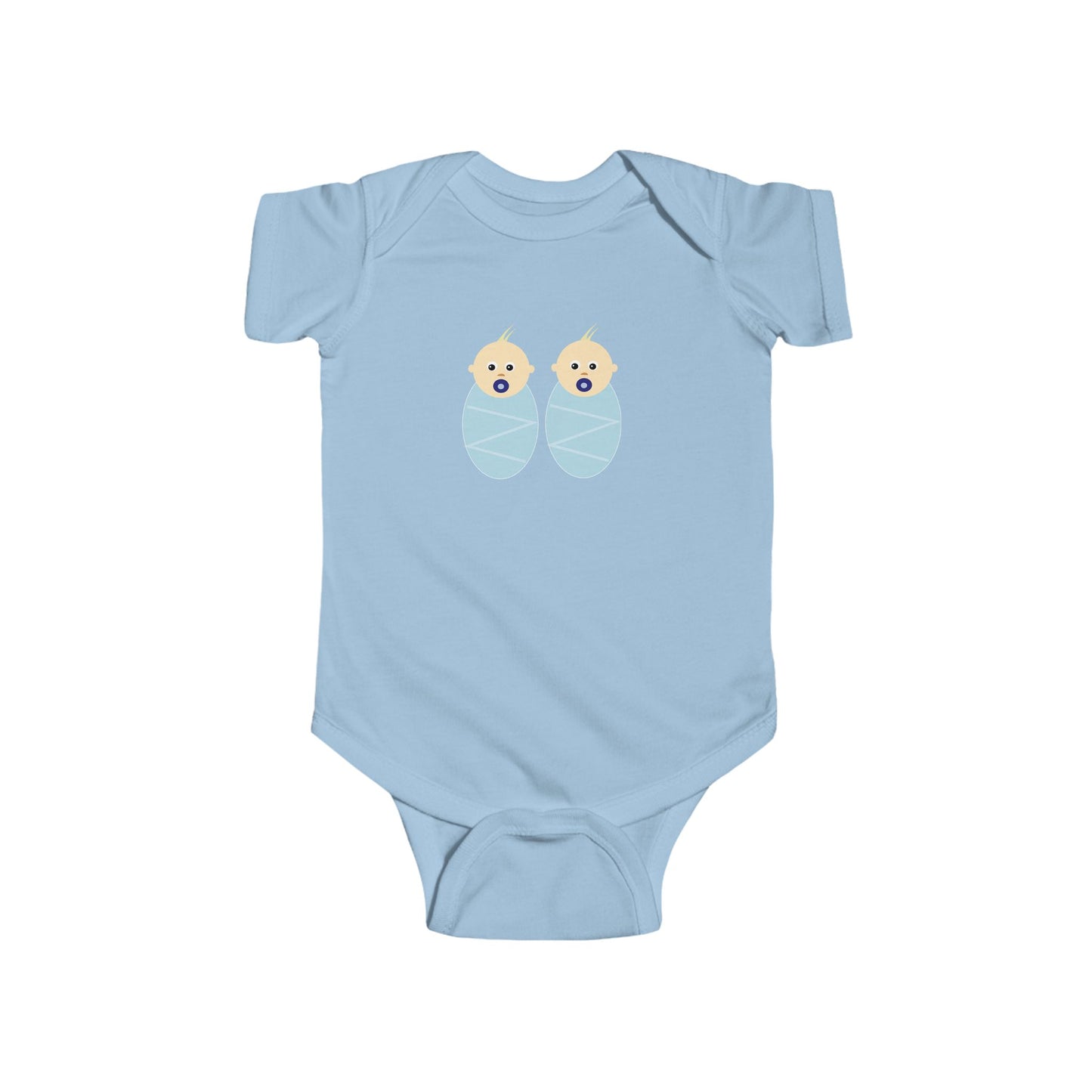 Adorable Baby Bodysuit with Cute Duck Design - Twins