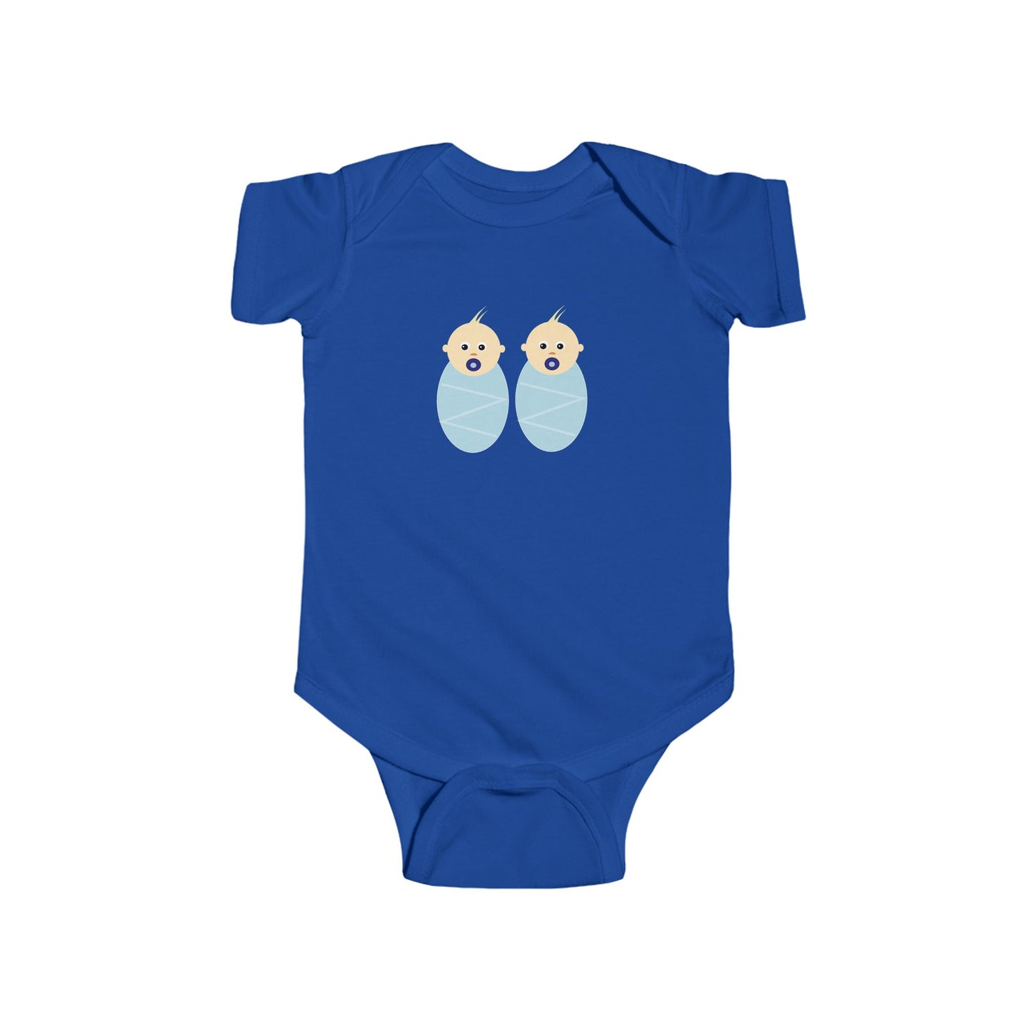 Adorable Baby Bodysuit with Cute Duck Design - Twins