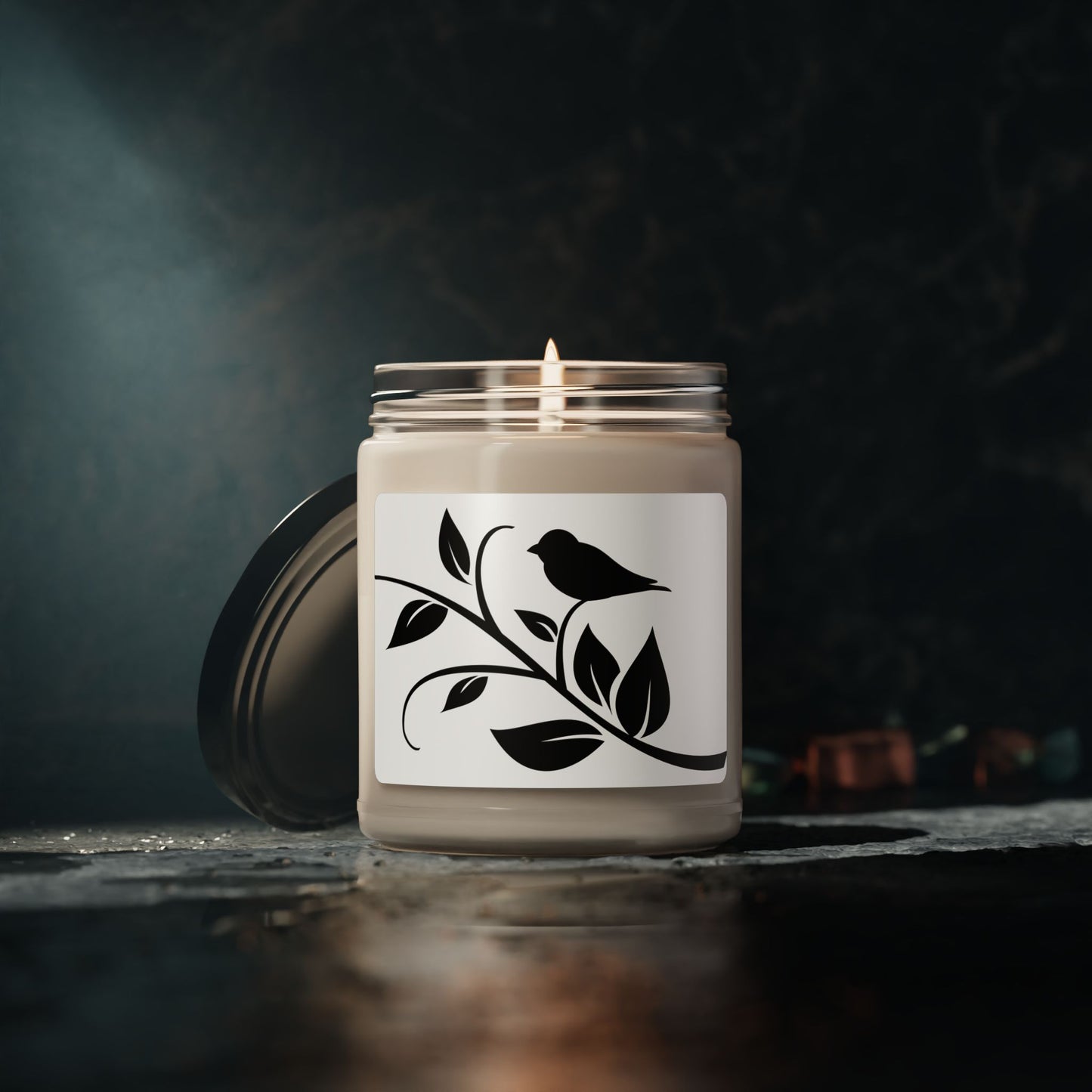 Bird & Branch Scented Soy Candle 9oz – Natural Aromatherapy Jar