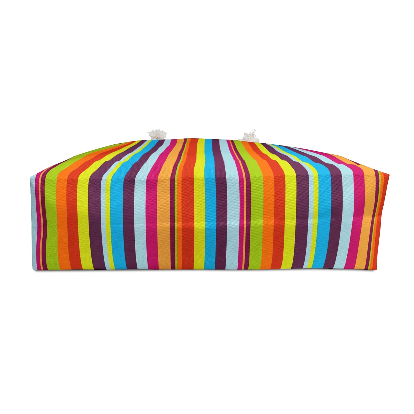 Colorful Stripe Weekender Bag – Large Travel Tote for Beach & Weekend Getaways