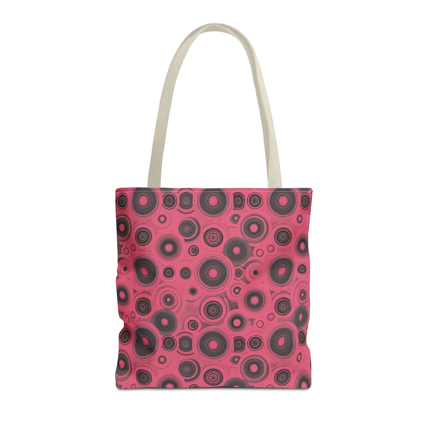 Colorful Retro Tote Bag, Stylish Beach Bag, Shopping Tote