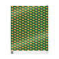 Christmas Bells Wrapping Paper Roll — Green Holly Holiday Gift Wrap