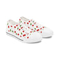 Cherry Print Low Top Sneakers — Women's Cute Summer Casual Shoes