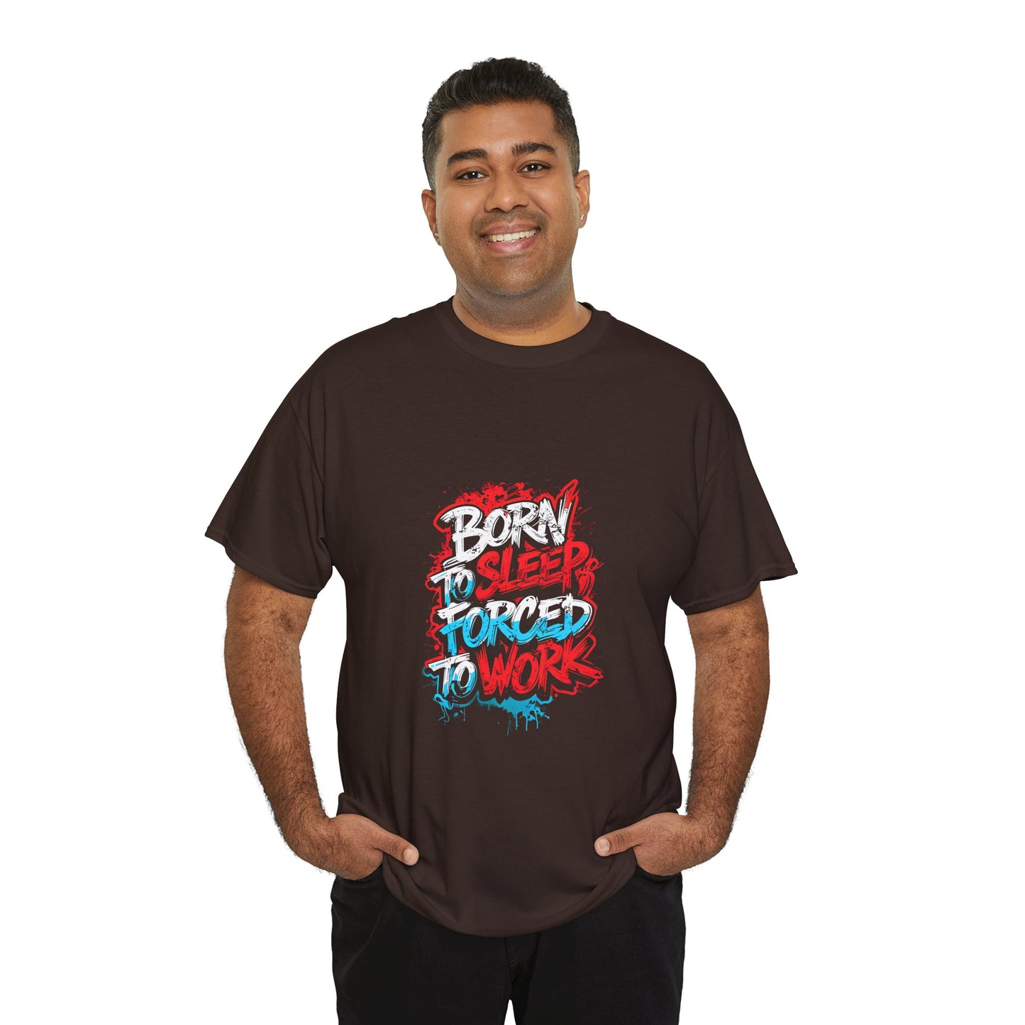 Born to Sleep, Forced to Work T‑Shirt — Funny Graphic Tee for Night Owls