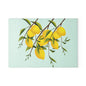 Lemon Glass Cutting Board - Bright Kitchen Decor, Home Gift, Cooking Accessory, Housewarming Present, Fruit Design