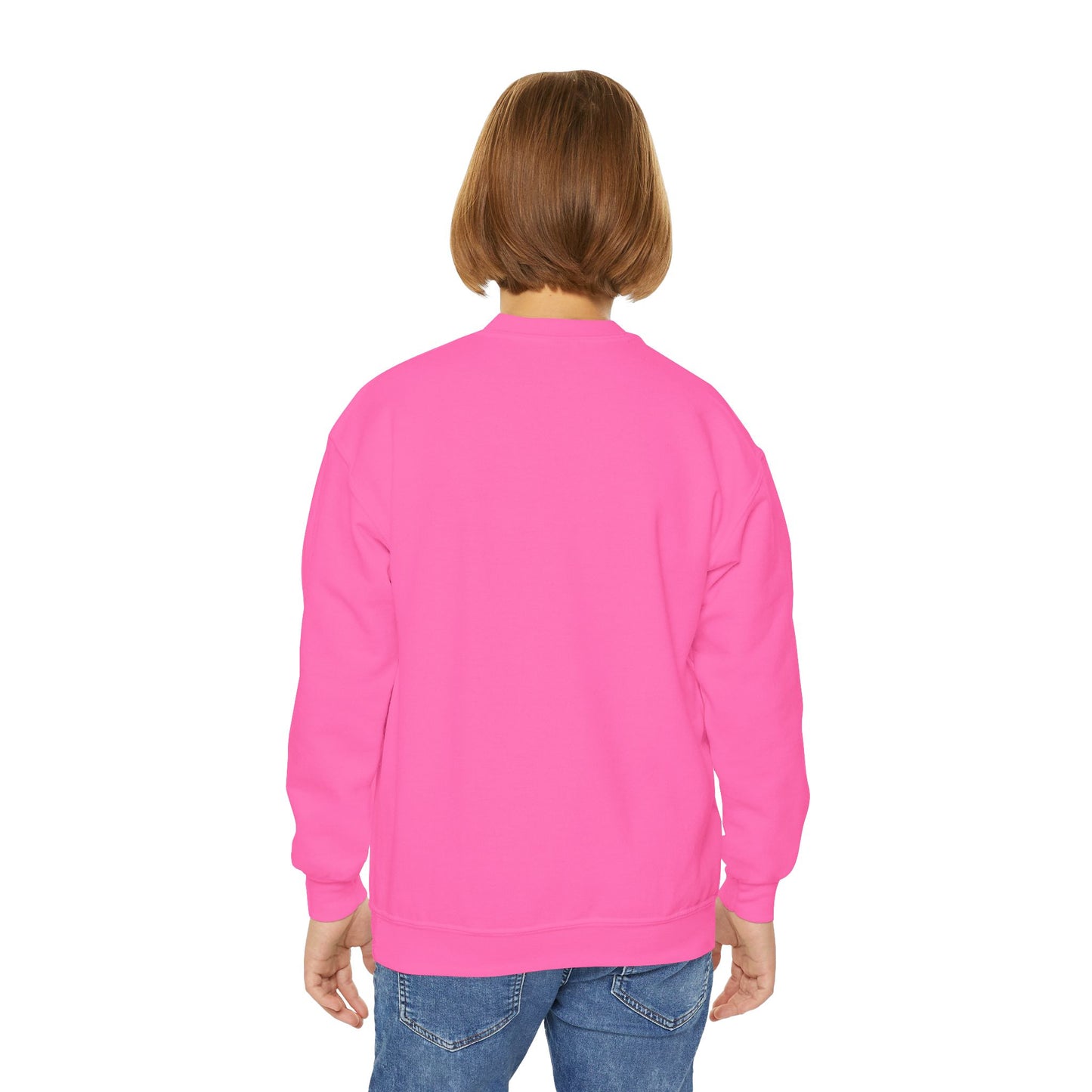 Adorable Elephant Youth Crewneck Sweatshirt