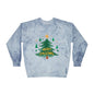 Merry Christmas Color Blast Crewneck Sweatshirt, Unisex Holiday Sweatshirt, Cozy Sweatshirt Gift, Festive Apparel, Christmas Sweater