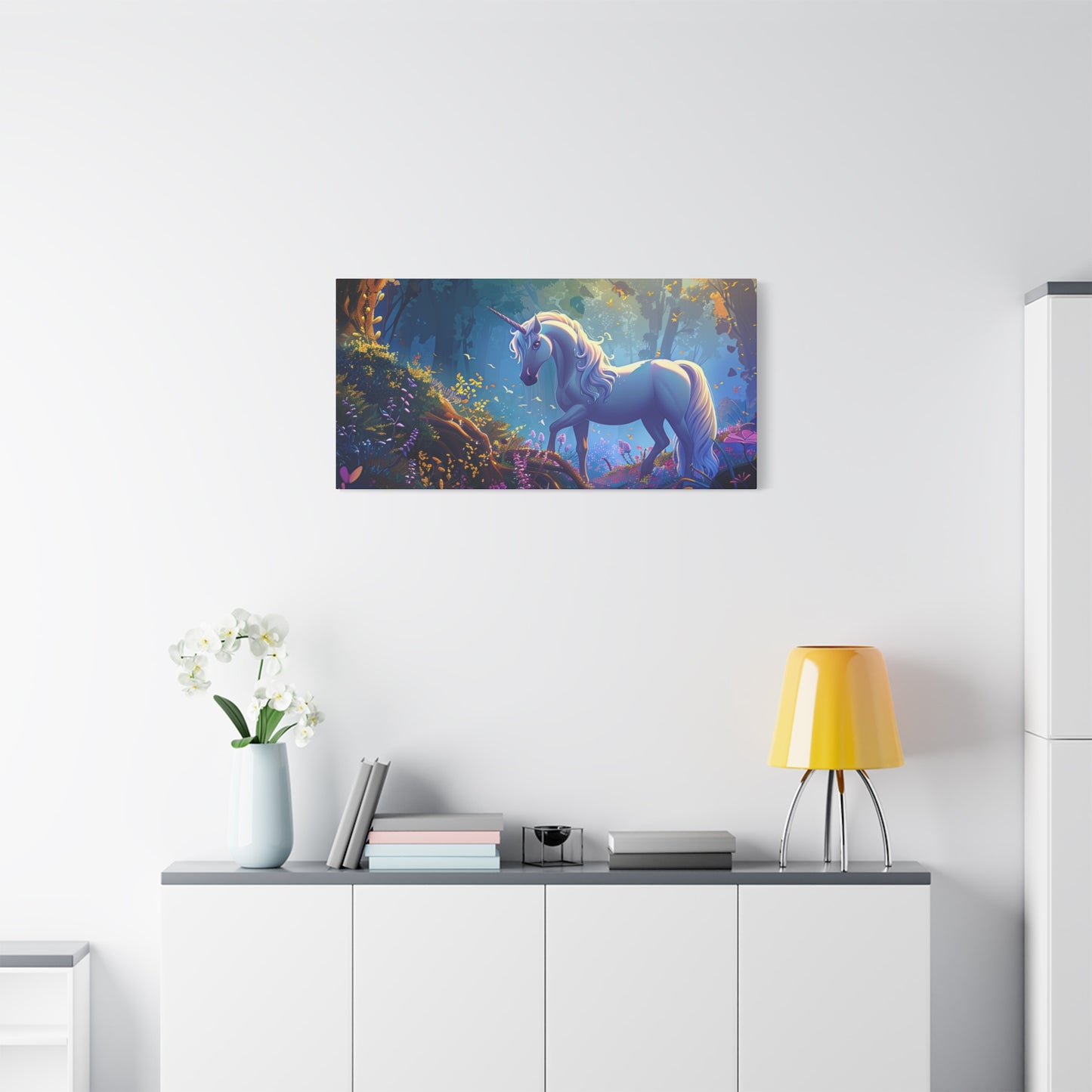 Matte Canvas, Stretched, 1.25" - Unicorn