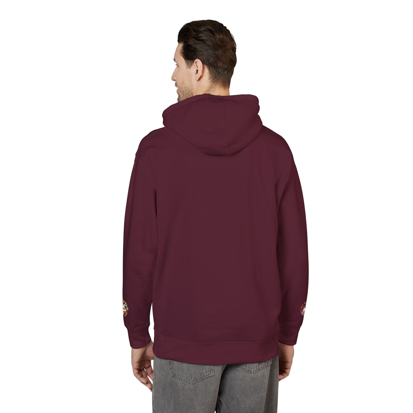 Floral Unisex Fleece Hoodie - Cozy Gift for Nature Lovers, Perfect for Fall, Spring, Birthdays, Relaxation, Outdoor Activities