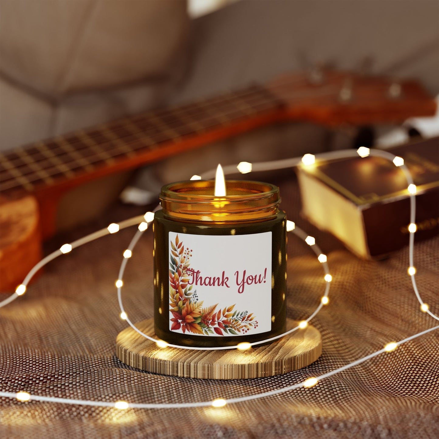 Thank You Scented Candle — Coconut Apricot Wax (4oz/9oz)