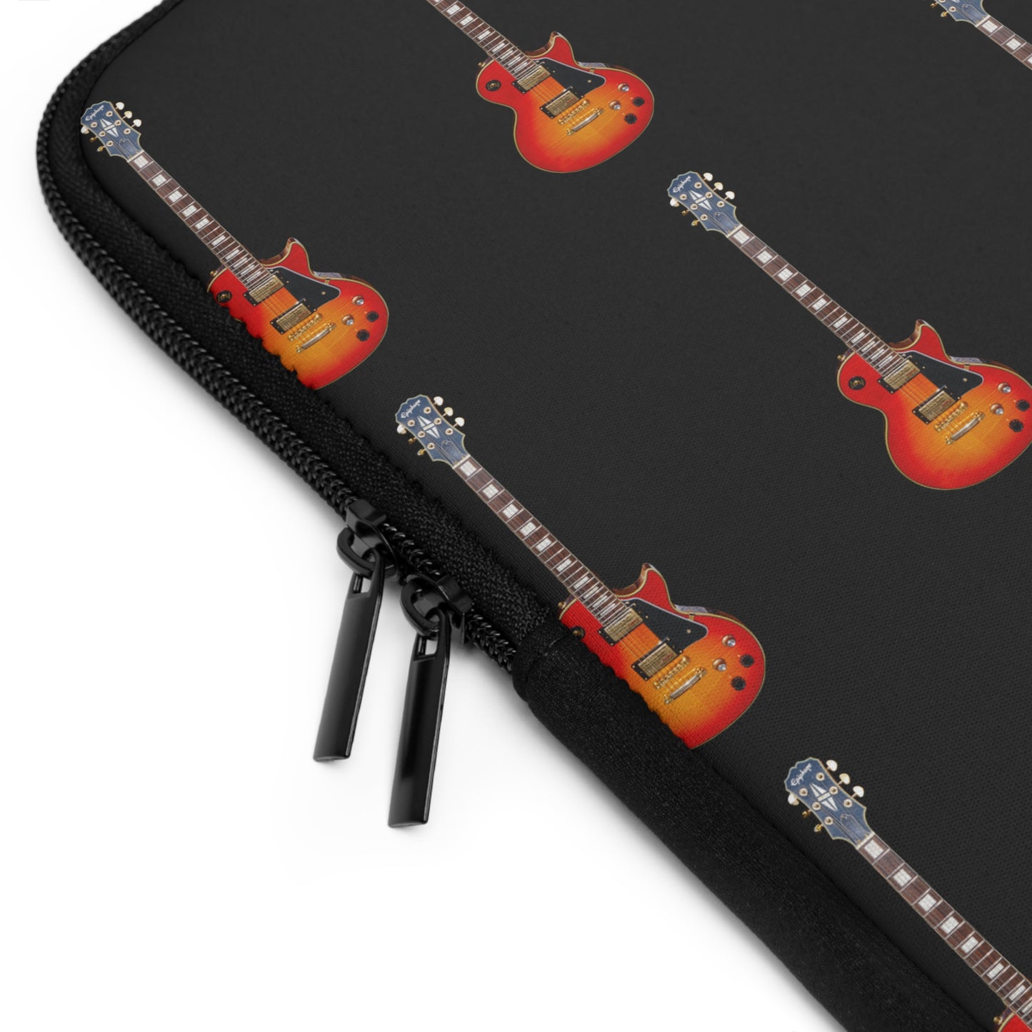 Guitar Pattern Laptop Sleeve | Music Lover Gift