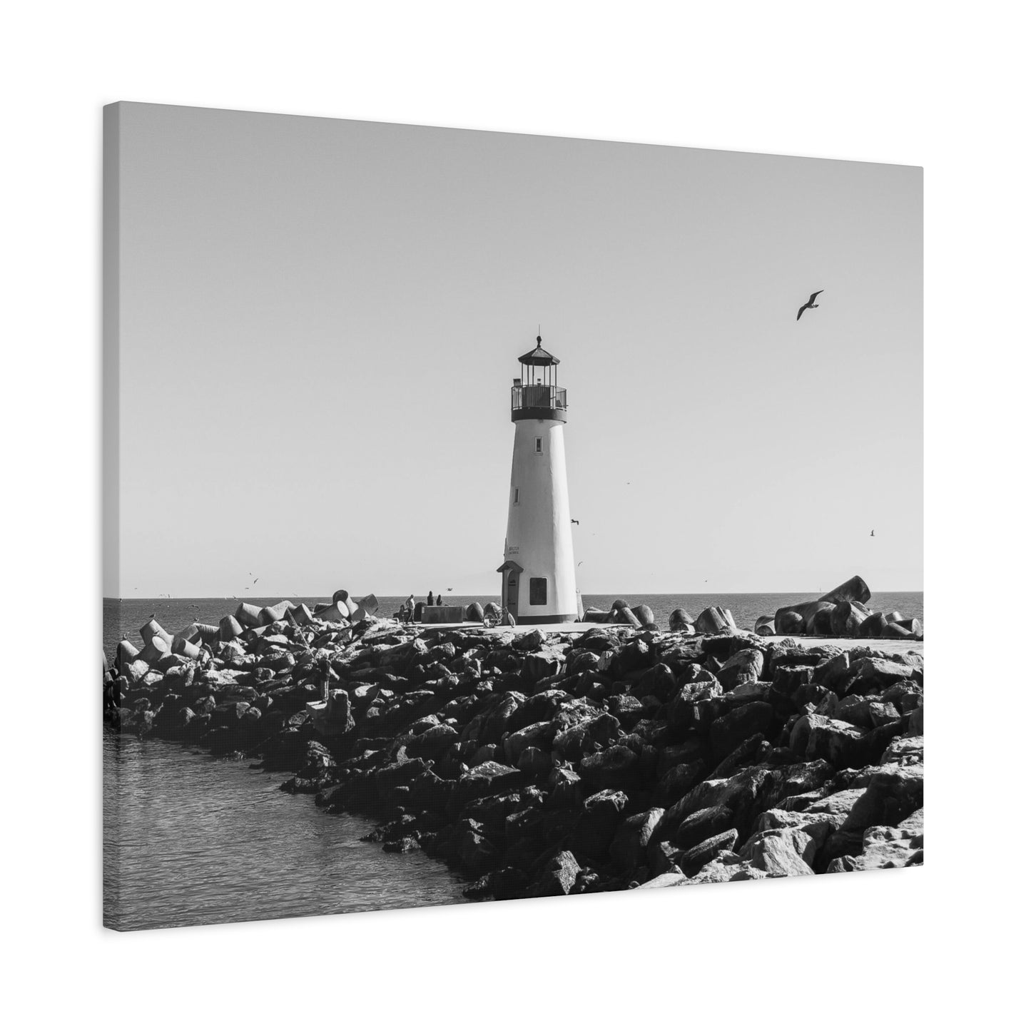 Matte Canvas, Stretched, 1.25" - Lighthouse