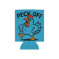 Can Cooler – 'Peck Off' Angry Rooster Drink Holder (Funny Farm Animal Koozie)