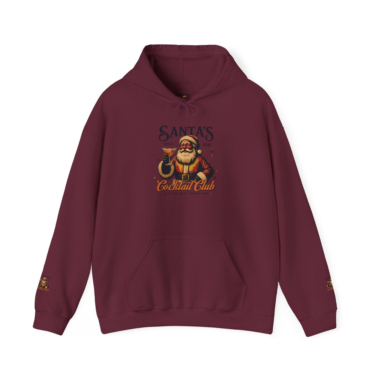 Cozy Holiday Sweatshirt, Perfect Christmas Gift, Santa's Cozy Crew, Winter Comfort Wear, Unisex Hoodie, Festive Apparel