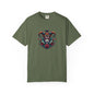 Vibrant Graphic Unisex T-Shirt with Floral Mask Design