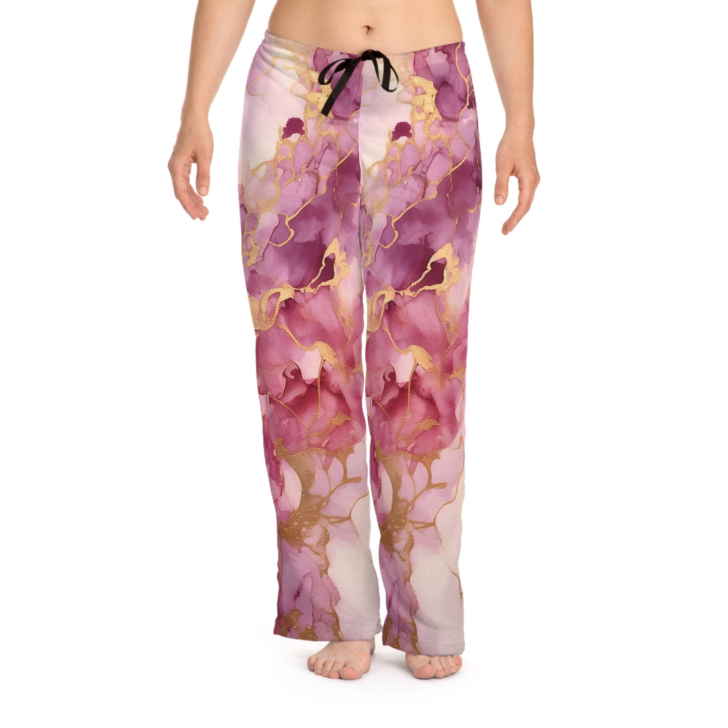 Elegant Floral Women's Pajama Pants