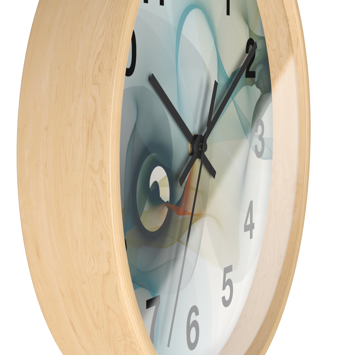 Abstract Smoke Wall Clock | Modern Home Decor