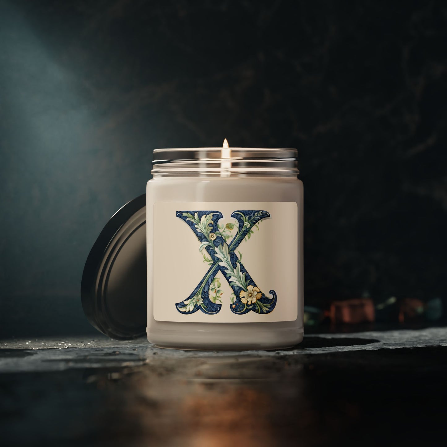 Scented Soy Candle, 9oz - Letter X