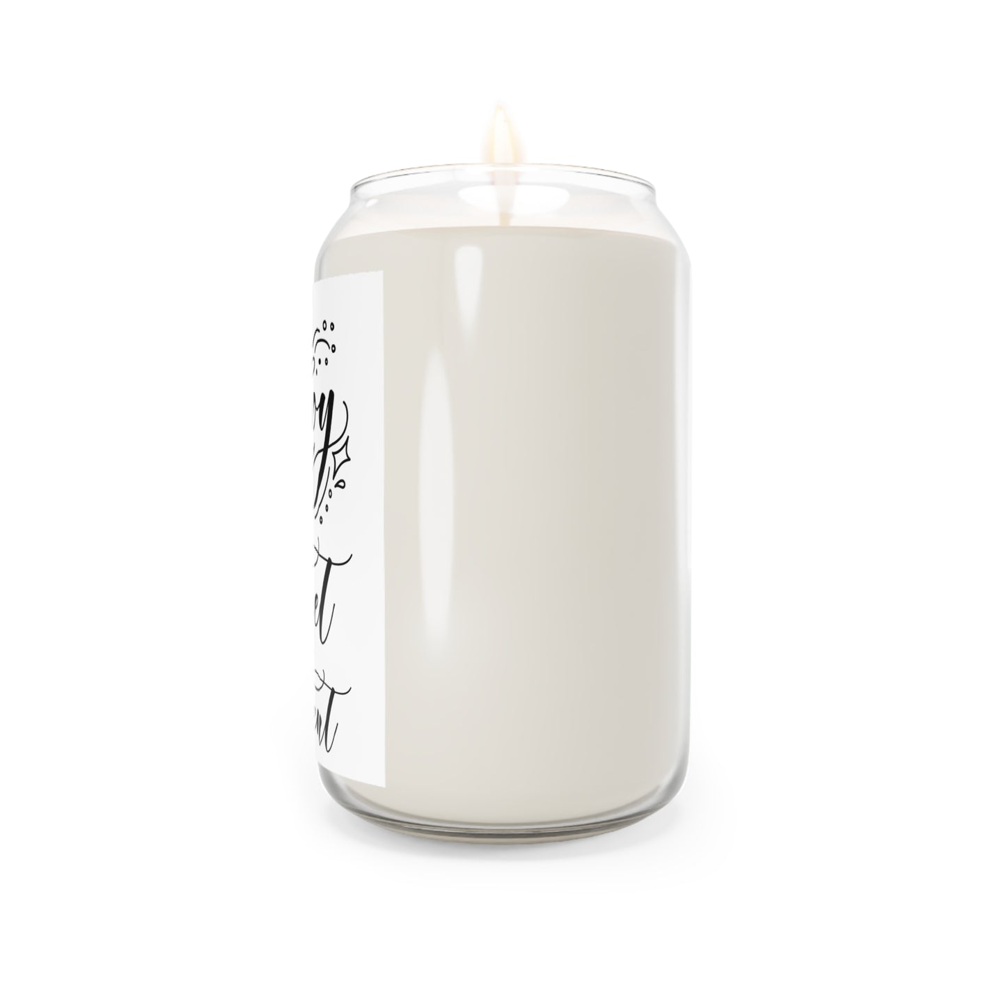 Scented Soy Candle (13.75oz) — “Enjoy This Sweet Moment” Decorative Jar