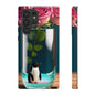 Penguin in a Glass Floral Tough Phone Case — Cute Protective Phone Cover