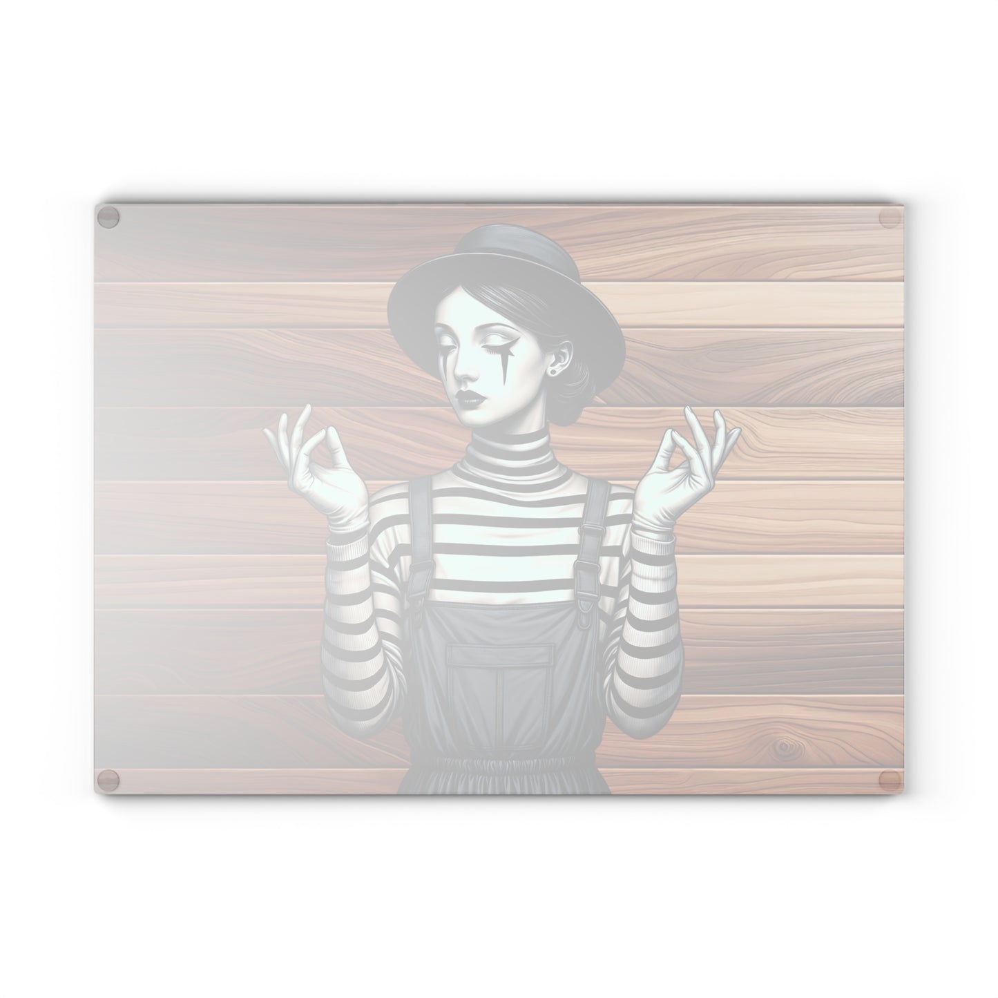 Chic Artist Glass Cutting Board