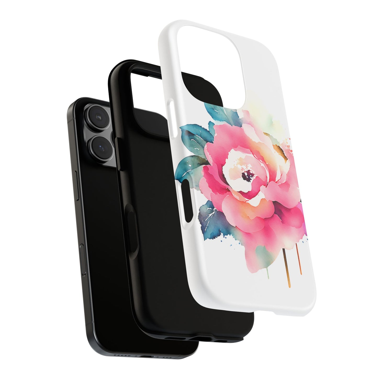 Floral Phone Case - Vibrant Rose Design