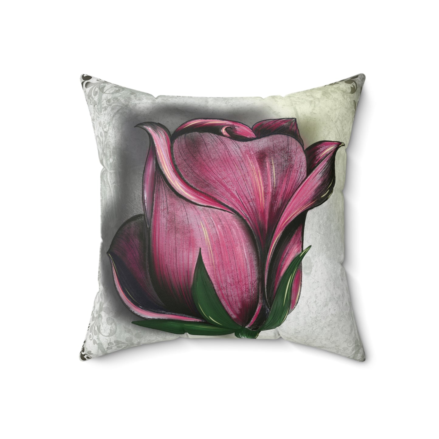 Spun Polyester Square Pillow