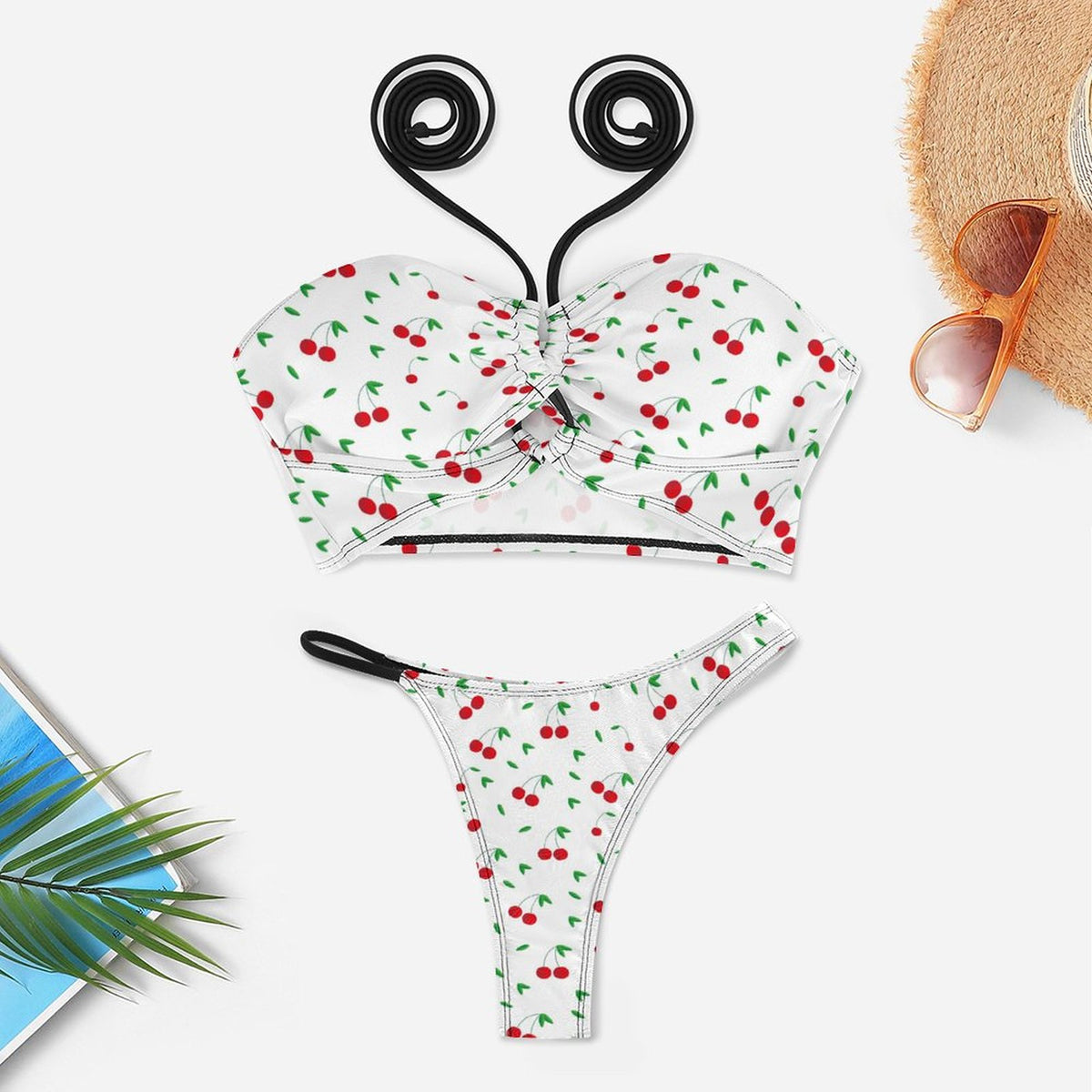 Cherry Custom Design Bikini Swimsuit