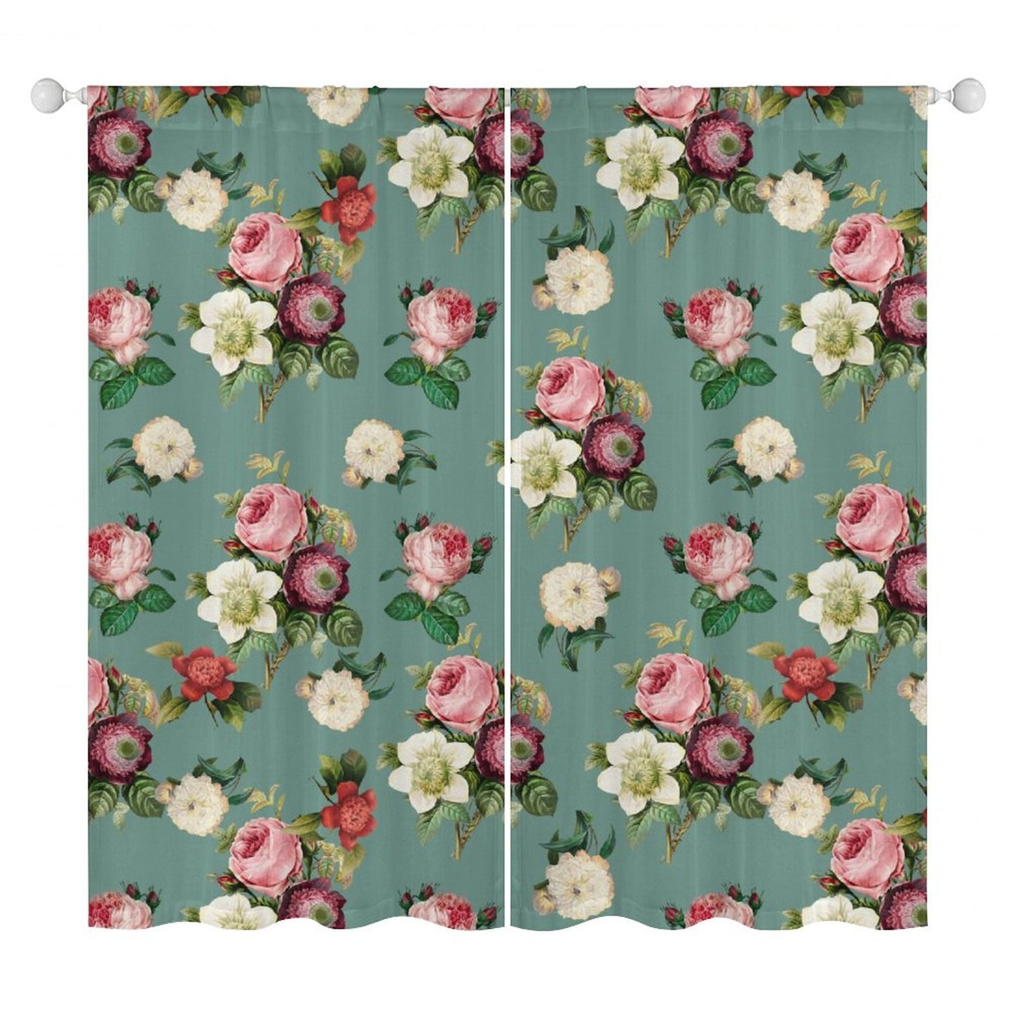 Sheer Curtain Flower